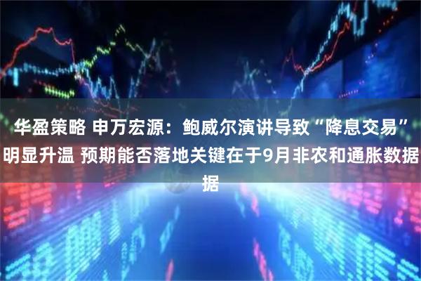 华盈策略 申万宏源：鲍威尔演讲导致“降息交易”明显升温 预期能否落地关键在于9月非农和通胀数据