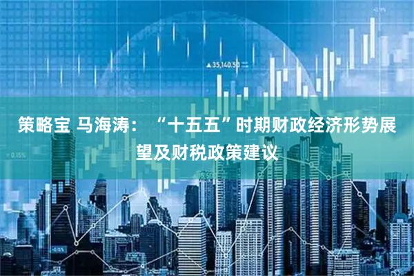 策略宝 马海涛： “十五五”时期财政经济形势展望及财税政策建议