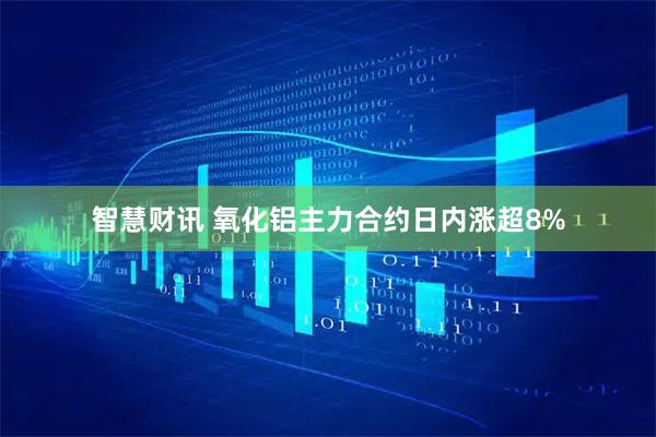 智慧财讯 氧化铝主力合约日内涨超8%